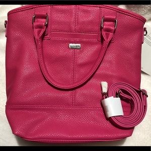 Thirty-One Paris purse on Candy Pink